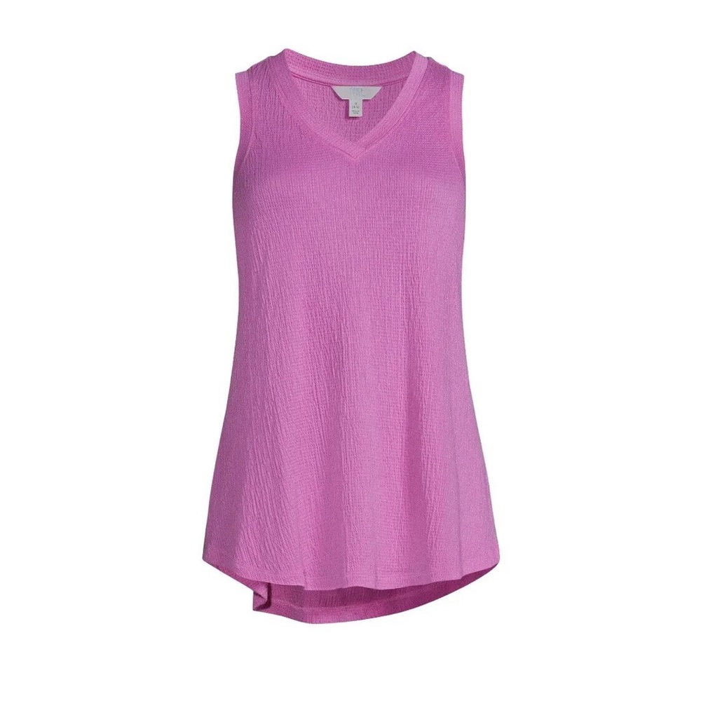 TIME and TRU Womens Sleeveless Semi Lose Top Size XXL 20 Pink New